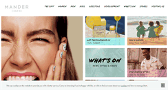 Desktop Screenshot of mandercentre.co.uk